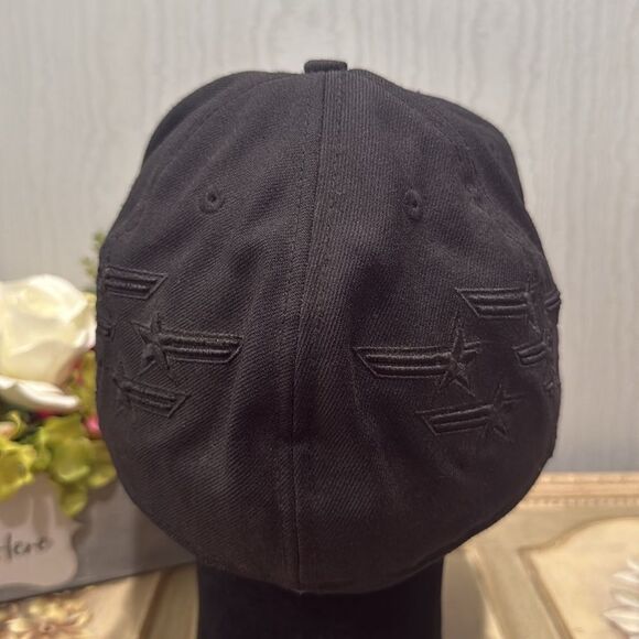 Vintage New Era Famous Stars & Straps 100% Wool Fitted Cap Hat Travis Barker Y2K - Picture 4 of 12